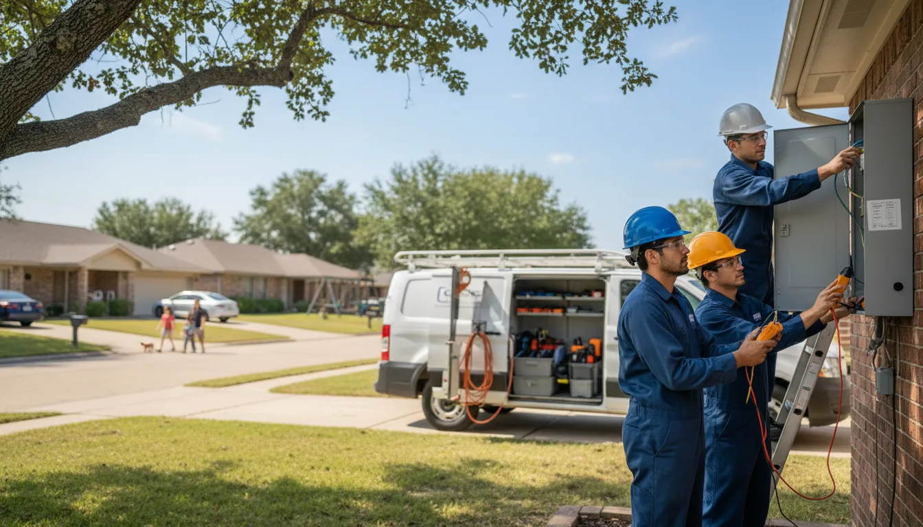 Certified electrician providing emergency electrical services in Dougherty, IA